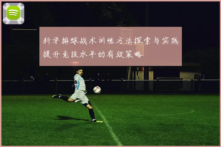 科学排球战术训练方法探索与实践提升竞技水平的有效策略